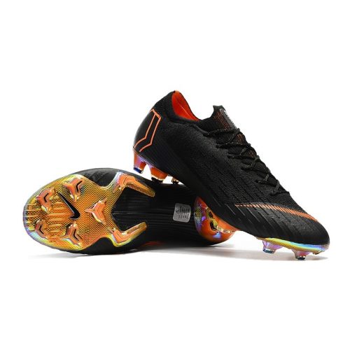 Nike Mercurial Vapor XII FG Niños - Negro Naranja_5.jpg